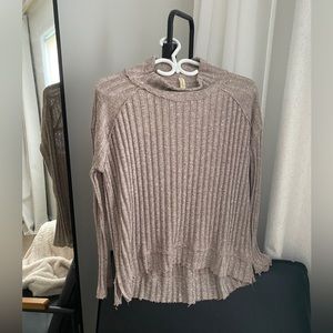 Free people light mock neck sweater